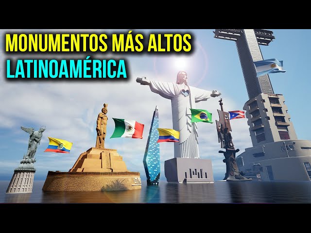 MONUMENTOS más GRANDES de Latinoamérica (por país) 🗿🔥