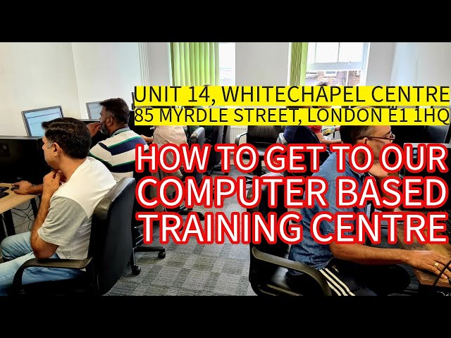 Direction to our computer based training facility | TfL SERU Assessment | Life in the UK | Driving