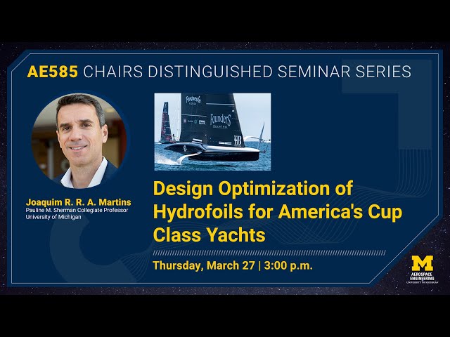 Design Optimization of Hydrofoils for America's Cup Class Yachts