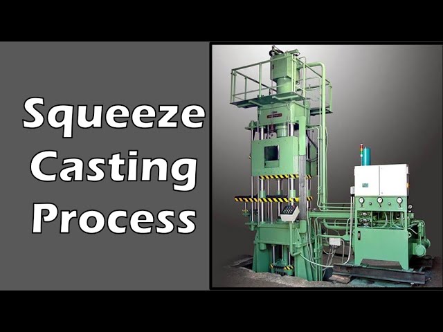 Squeeze Casting | Animation | Working Process | Advantages | Dis-advantages | Applications