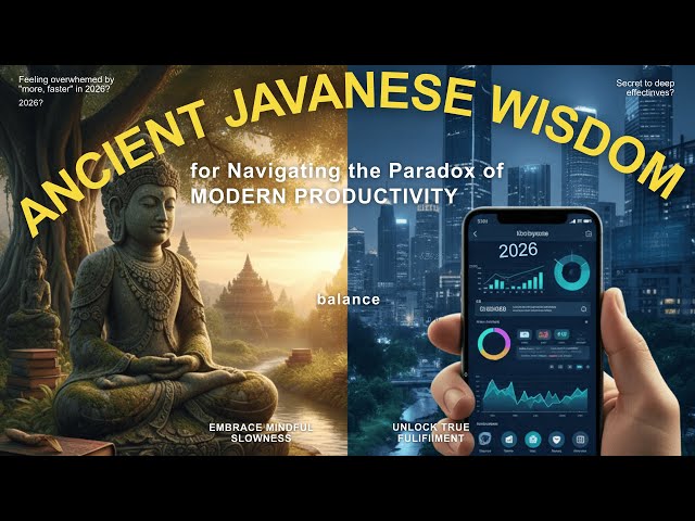 The Slowness Paradox: Why Ancient Javanese Wisdom Outperforms Modern Hacks