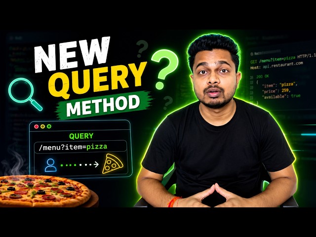 Developers must watch | HTTP Query Method | Does it replace Get Method😥😮