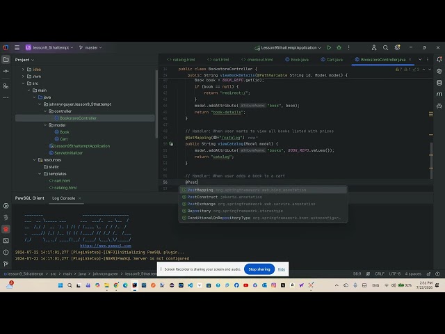 CIST2373 Java Programming III Lab #9 Final Attempt (Part 1)