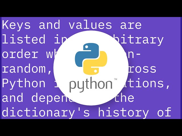 Are order of keys() and values() in python dictionary guaranteed to be the same?