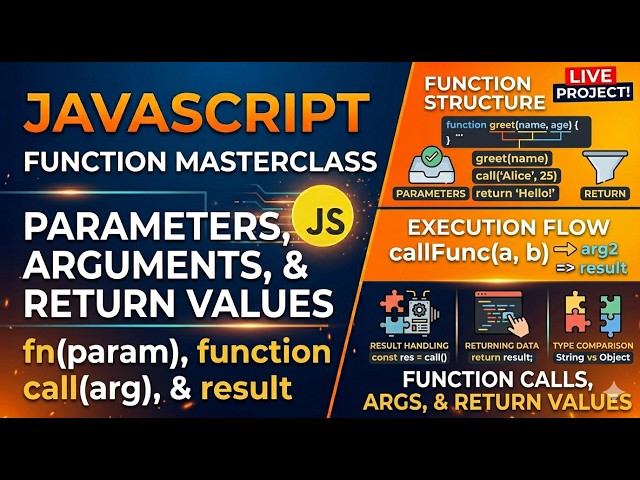 JavaScript Functions: Parameters, Arguments & Return Values