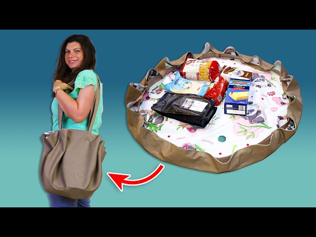 DIY Viral Round Market Bag // Free Sewing Pattern