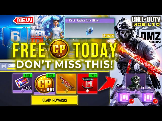 FREE CP & Ghost Biter! | SF Points | DMZ Cash | Unlock Kui Ji | Season 11 | COD Mobile | CODM