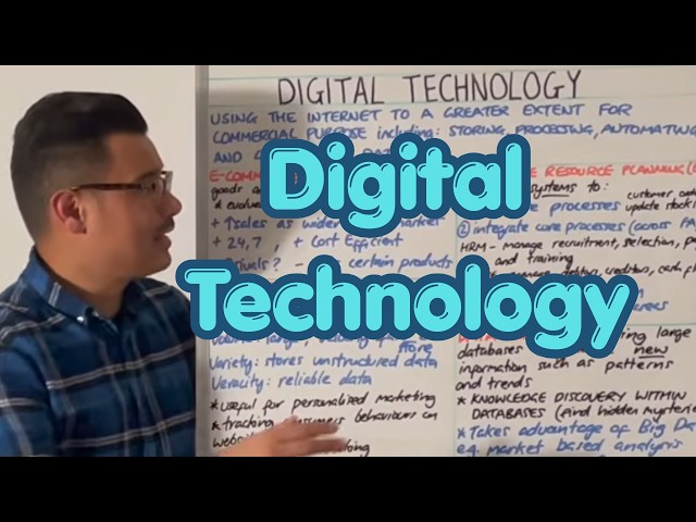 Digital Technology - AQA A Level Business