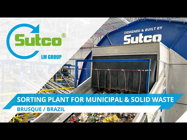 Time-lapse: Turnkey construction of sorting plant for MSW in Brazil | Sutco