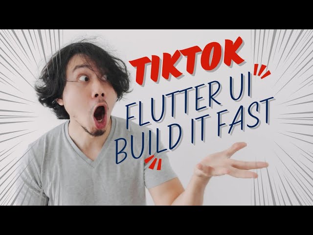 TIK TOK • FLUTTER UI FROM SCRATCH 2025 #flutter #tiktok #smartphone #tech 
