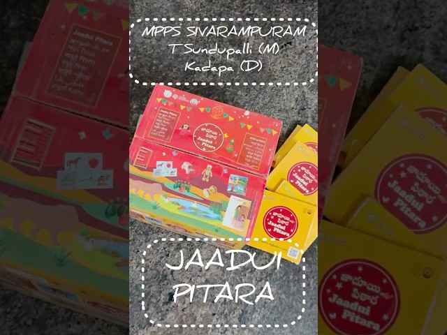 Jaadui Pitara Kit Unboxing & How to Use | Fun Learning Materials for Primary Kids #Shorts