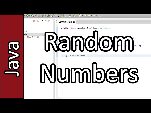 Random Numbers - Java Programming Tutorial #24 (PC / Mac 2015)
