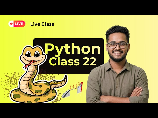 Python Programming – Class 21 | Employee Management System Using OOP