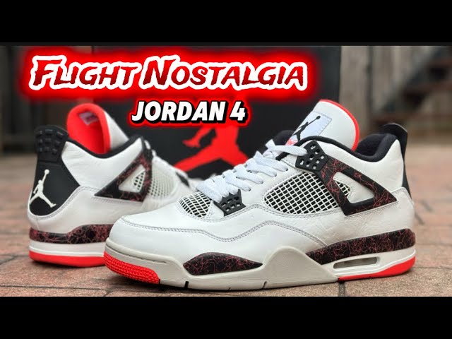 UNDERRATED?   Jordan 4 Flight Nostalgia unboxing review & on foot!