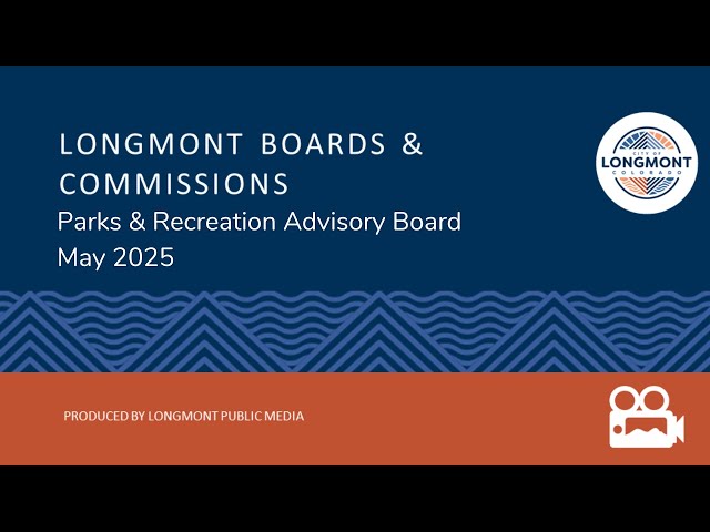 Parks and Recreation Advisory Board - May 2025