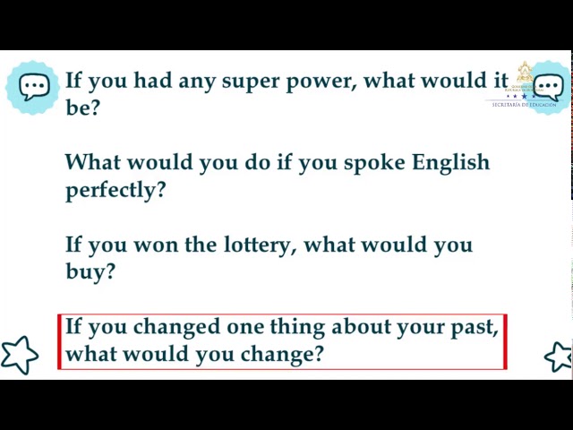 Unreal conditional sentences with if clauses clase 2 – Décimo Grado – Inglés II
