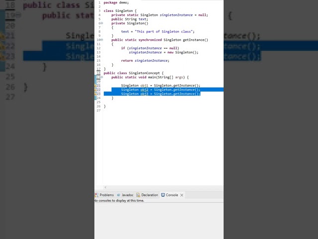 How to create Singleton Class in Java | Quick full explanation