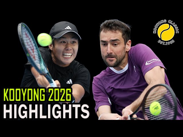 Learner Tien vs Marin Cilic Day 02 || Kooyong 2026