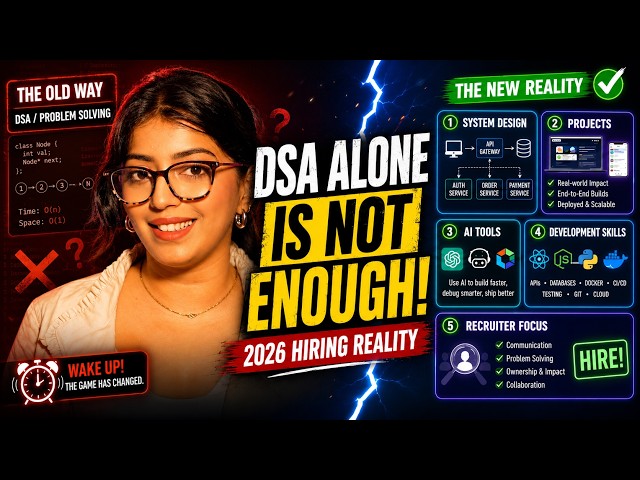 Are You STILL Learning Only DSA for Interviews in 2026?