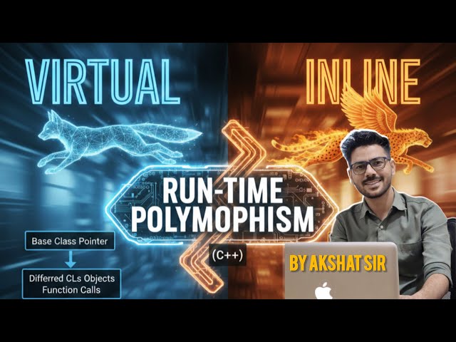Runtime Polymorphism in C++ Explained with Real Life Examples!