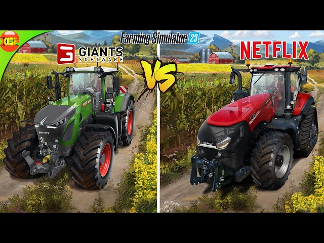 Farming Simulator 23 Giants Edition vs Netflix Edition!