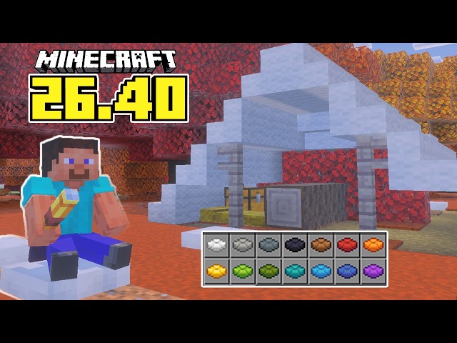 NEW DROP 3 IS OUT NOW IN OFFICIAL MINECRAFT 26.40