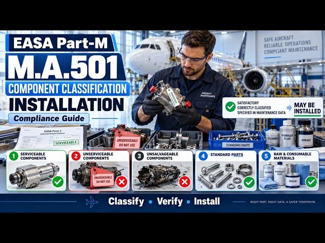 EASA Part-M M.A.501 Component Classification & Installation | Compliance Guide ✈️