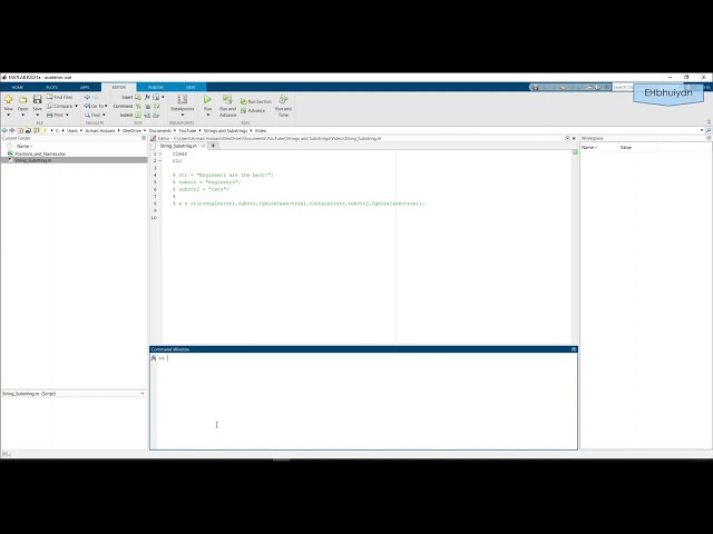 How to Check if String Contains Substring in MATLAB | Import Excel Data | Contains Function