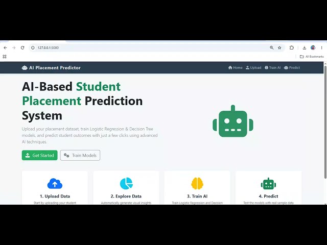 AI-Based Student Placement Prediction System | Python AI Machine Learning Project