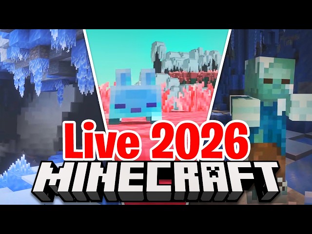 SIFT DIMENSION, ZOMBIES and ICE CAVE - Minecraft Live September 2026