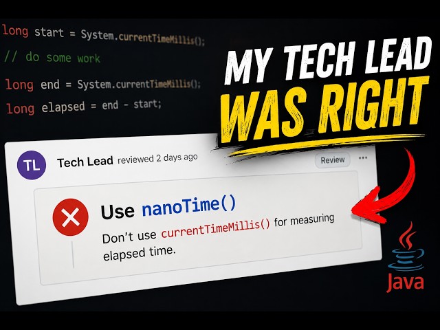 Why You Should NEVER Use System.currentTimeMillis() for Elapsed Time