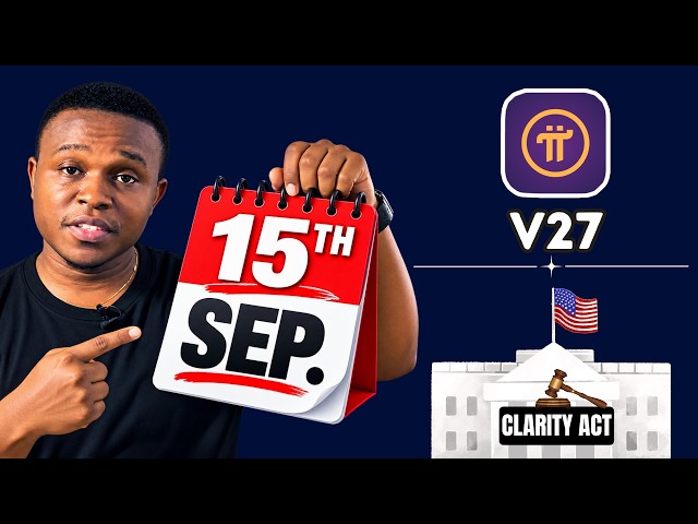WHY NOW? Pi Network V27 Upgrade Meets CLARITY Act Timeline 🚨