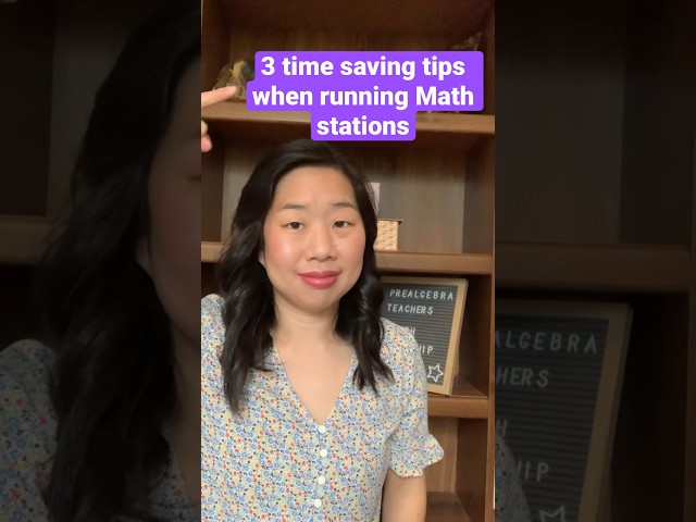 3 tips for running middle school Math stations #mathteacher #mtbos #mathstations #middleschoolmath