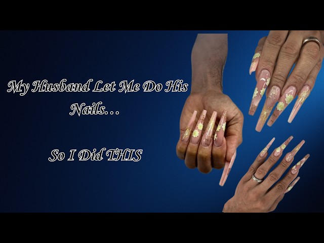 My Husband Let Me Do His Nails… So I Did THIS