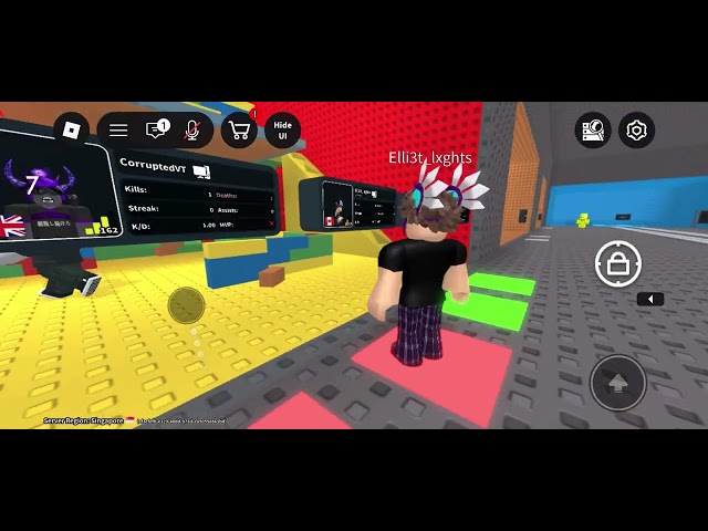 Meeting Maz, corrupted, and Katie in Roblox!! Please look in description!!￼