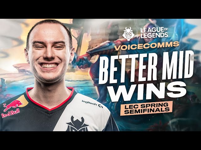 Better Mid Wins | LEC Spring 2020 Semifinal G2 vs MAD Voicecomms