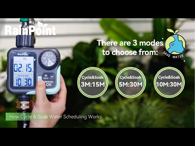 #RainPoint | ♻️Cycle & Soak Water Schedule Calculation Tips#sycle&soak#irrigation#garden#plants