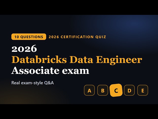 2026 Databricks Data Engineer Associate Exam - Part 1