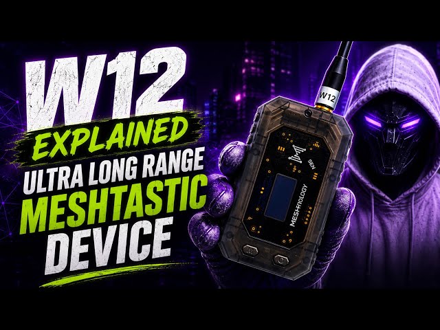 Introducing the Meshnology W12 | The New LR2021 Meshtastic Device!