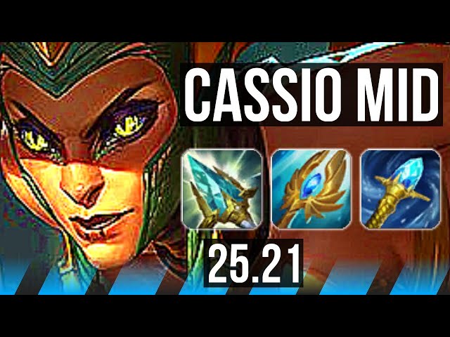 CASSIOPEIA vs IRELIA (MID) | 16/1/9, Quadra, 8 solo kills, Legendary, 41k DMG | KR Master | 25.21
