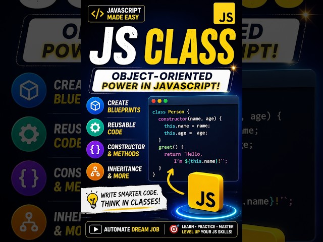 Day 22 Playwright + JS Playwright with JavaScript | Class Variables, Methods in Java script