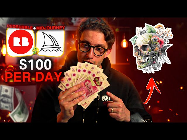 Make $100 Daily Selling AI Art on Redbubble (Step By Step Tutorial For Beginners)