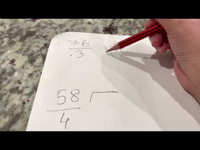 How to do Division (math) -Beginners