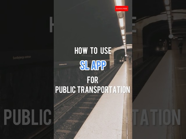 How to Use the SL App: Your Guide to Public Transport in Stockholm 🇸🇪🚇⛴️🚌 #SL #guide #stockholm