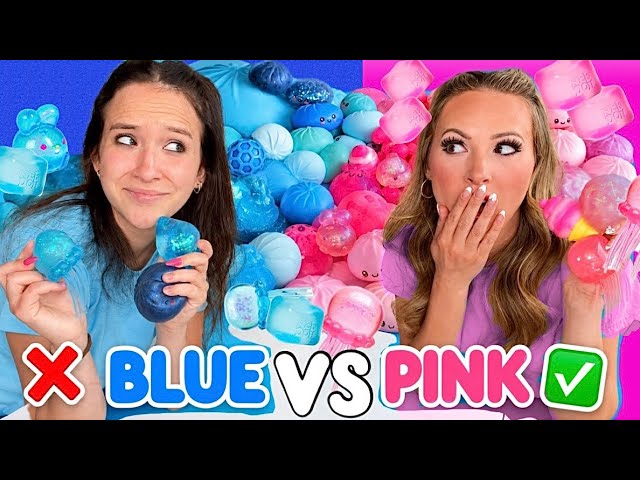 BLUE 💙 VS PINK 💗 NEEDOH & DUMPLING TRADING ✅➕❌ #trading #satisfying #pink #blue #needoh #dumpling