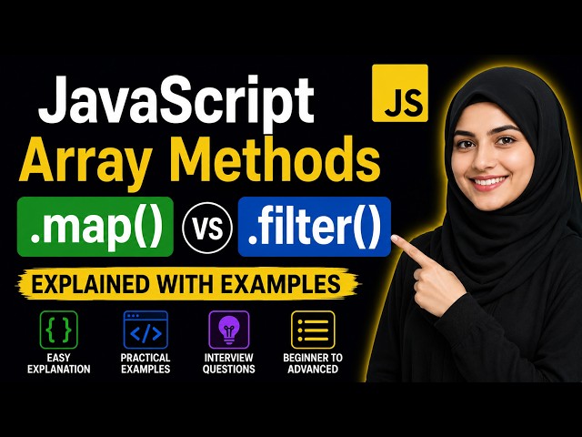 JavaScript map() vs filter() Explained with Real Examples | Complete Tutorial 2026