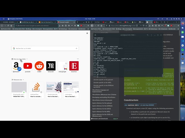 I2C using micropython