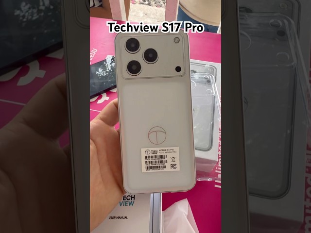 TechView S17 Pro: ¿Se parece al iPhone 17 Pro Max? Descúbrelo