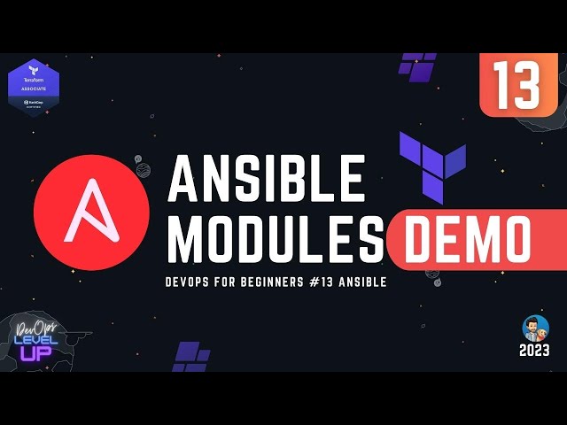 DevOps for Beginners #13 Hands on Demo for Ansible Modules