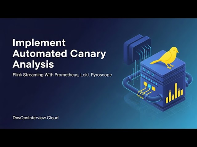 Canary Analysis for Flink Streaming: Prometheus, Loki & Pyroscope